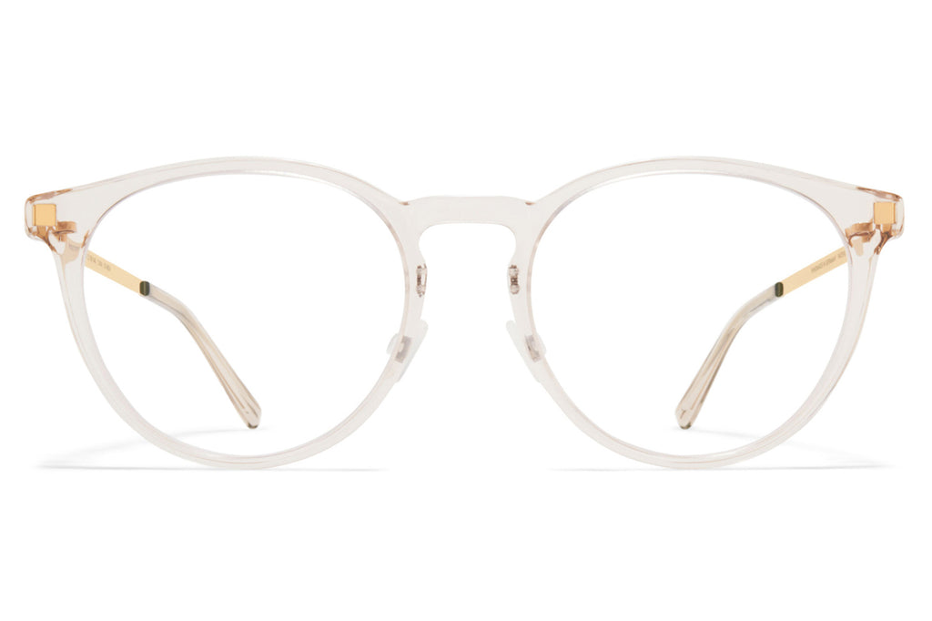 MYKITA® - Freda Eyeglasses Champagne/Glossy Gold with Nose Pads