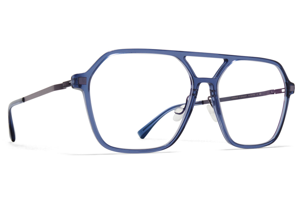 MYKITA® - Hiti Eyeglasses Deep Ocean/Blackberry with Nose Pads