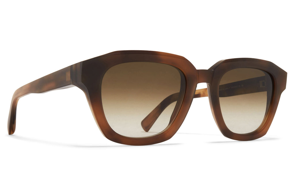 MYKITA® - Kiene Sunglasses Chilled Raw Galapagos with Raw Brown Gradient Lenses