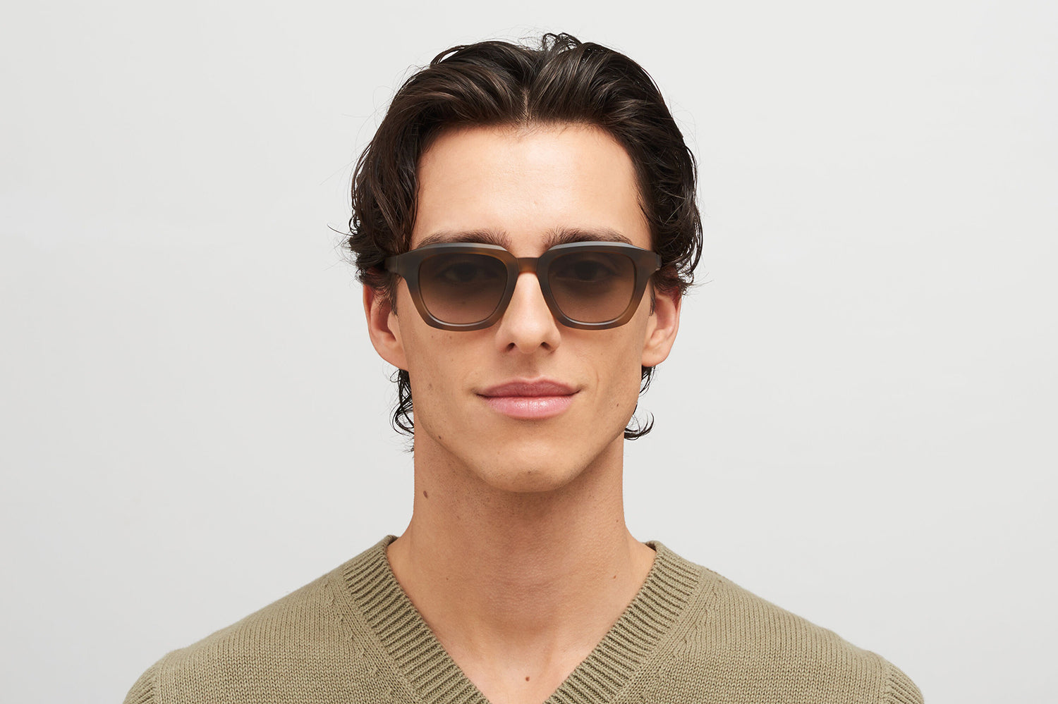 サングラス Mykita FW25 Mykita - KIENE - 809 (KIENE 809) Mykita KIENE Sunglasses 809 Chilled Raw Blonde Yellow - eye