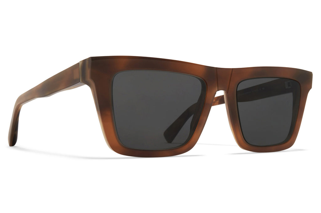 MYKITA® - Lome Sunglasses Chilled Raw Galapagos with Dark Grey Solid Lenses