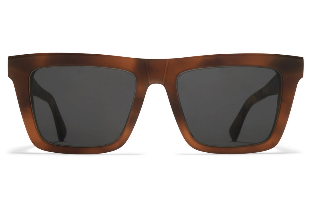 MYKITA® - Lome Sunglasses Chilled Raw Galapagos with Dark Grey Solid Lenses