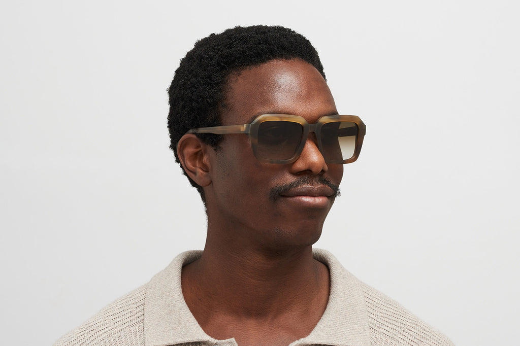 MYKITA® - Kilenda Sunglasses Chilled Raw Galapagos with Raw Brown Gradient Lenses