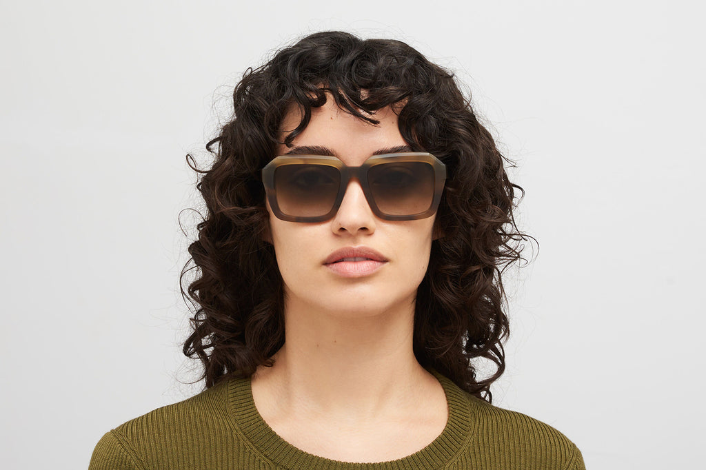 MYKITA® - Kilenda Sunglasses Chilled Raw Galapagos with Raw Brown Gradient Lenses