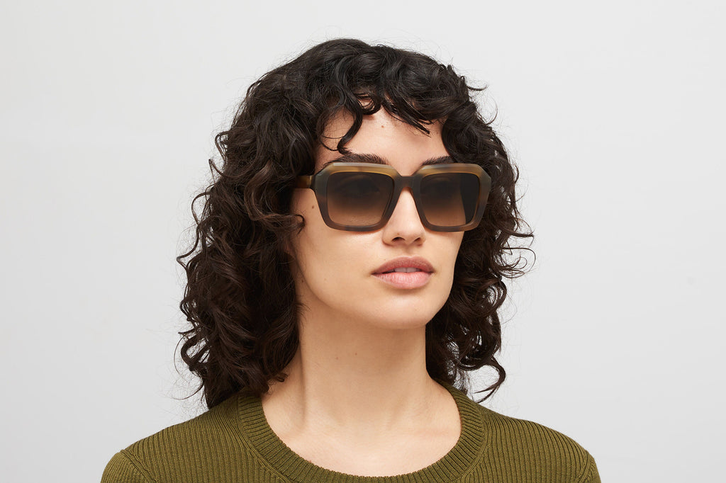 MYKITA® - Kilenda Sunglasses Chilled Raw Galapagos with Raw Brown Gradient Lenses