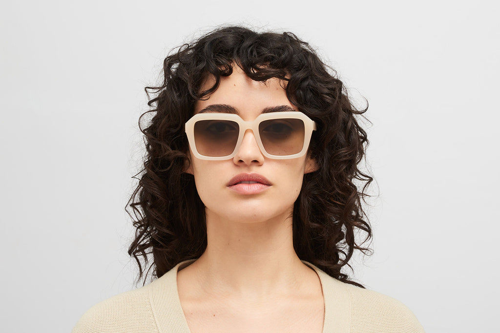 MYKITA® - Kilenda Sunglasses Chilled Raw Blonde with Raw Brown Gradient Lenses