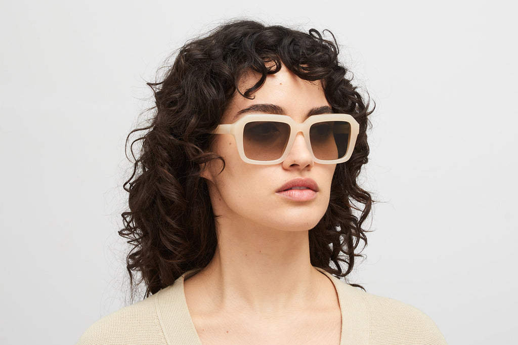 MYKITA® - Kilenda Sunglasses Chilled Raw Blonde with Raw Brown Gradient Lenses