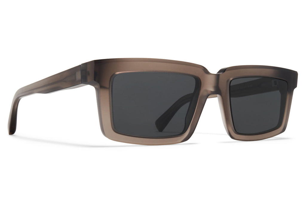 MYKITA® - Dakar Sunglasses Chilled Raw Clear Ash with Dark Grey Solid Lenses