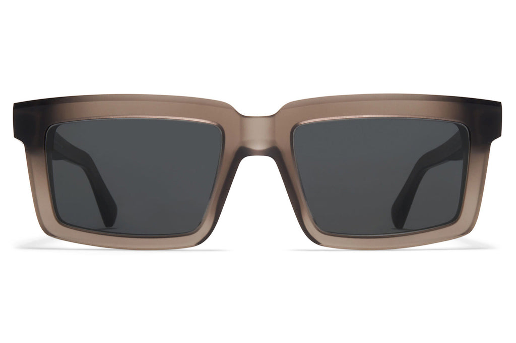 MYKITA® - Dakar Sunglasses Chilled Raw Clear Ash with Dark Grey Solid Lenses