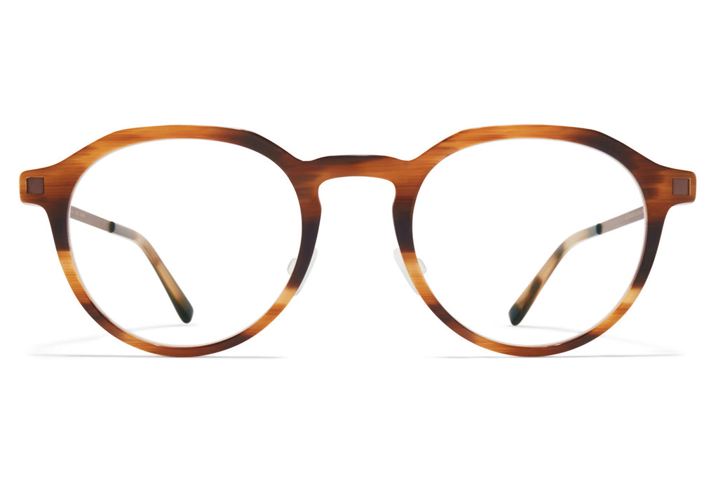 MYKITA® - Saga Eyeglasses Striped Brown/Mocca with Nose Pads