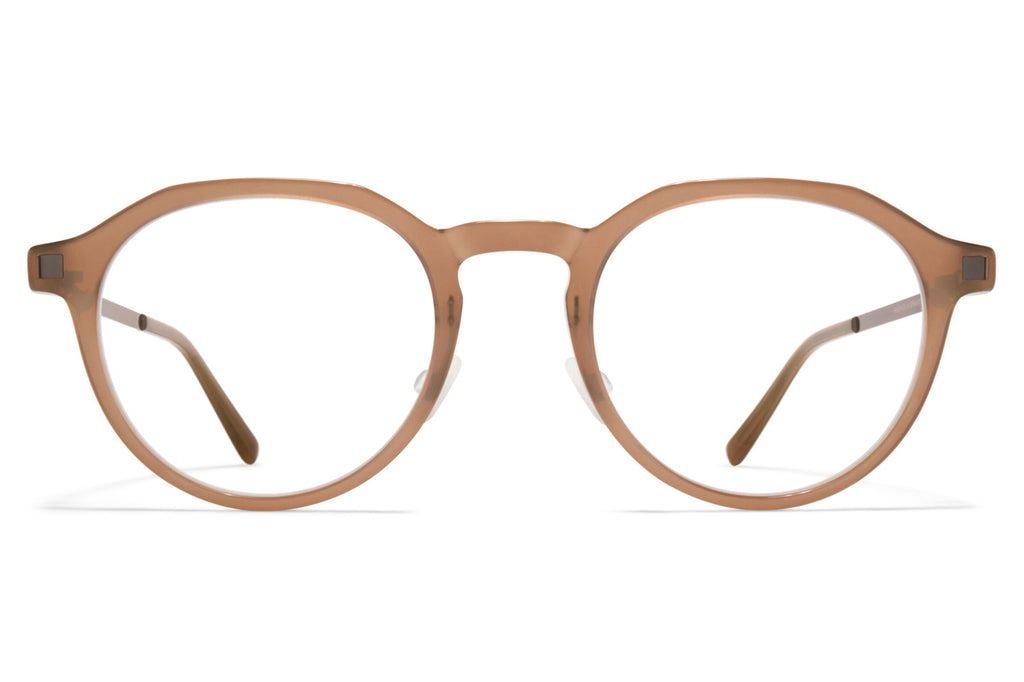 MYKITA® - Saga Eyeglasses Taupe/Shiny Graphite with Nose Pads