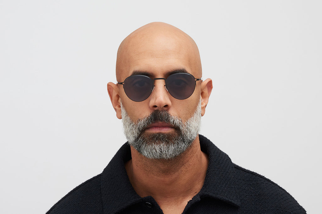 MYKITA - Tate Sunglasses Black with Polarized Pro Hi-Con Grey Lenses