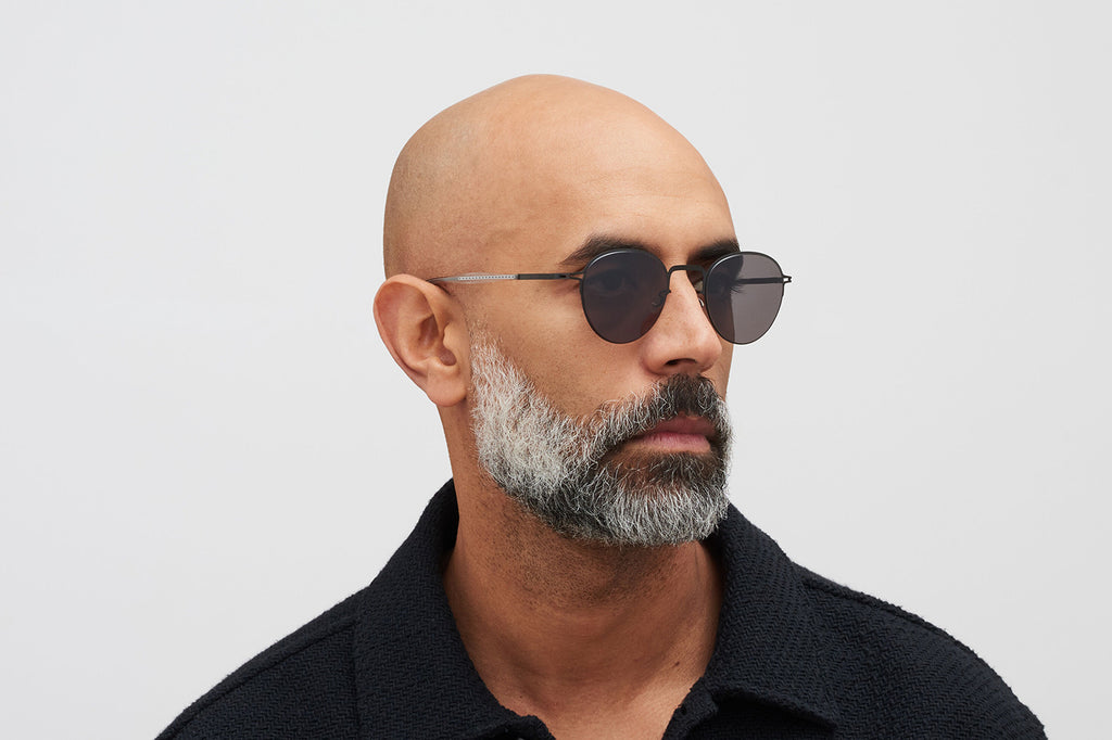 MYKITA - Tate Sunglasses Black with Polarized Pro Hi-Con Grey Lenses