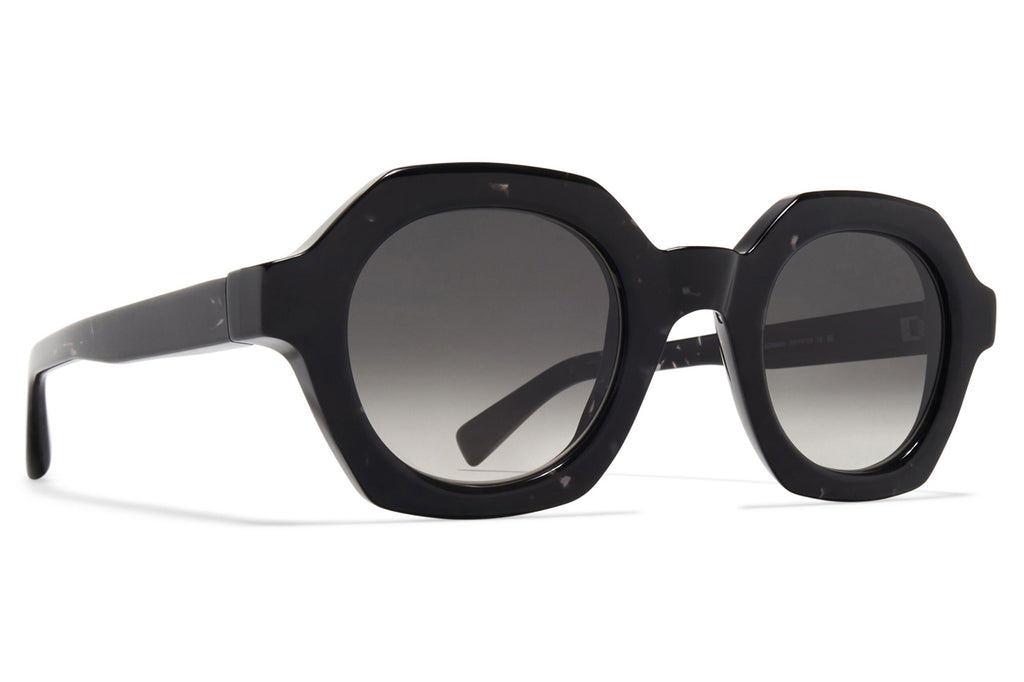 MYKITA® - Teshi Sunglasses Black Havana with Raw Black Gradient Lenses
