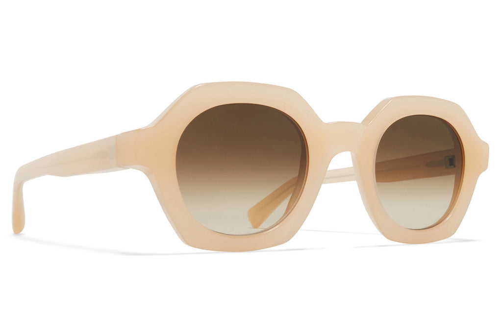 MYKITA® - Teshi Sunglasses Blonde with Raw Brown Gradient Lenses