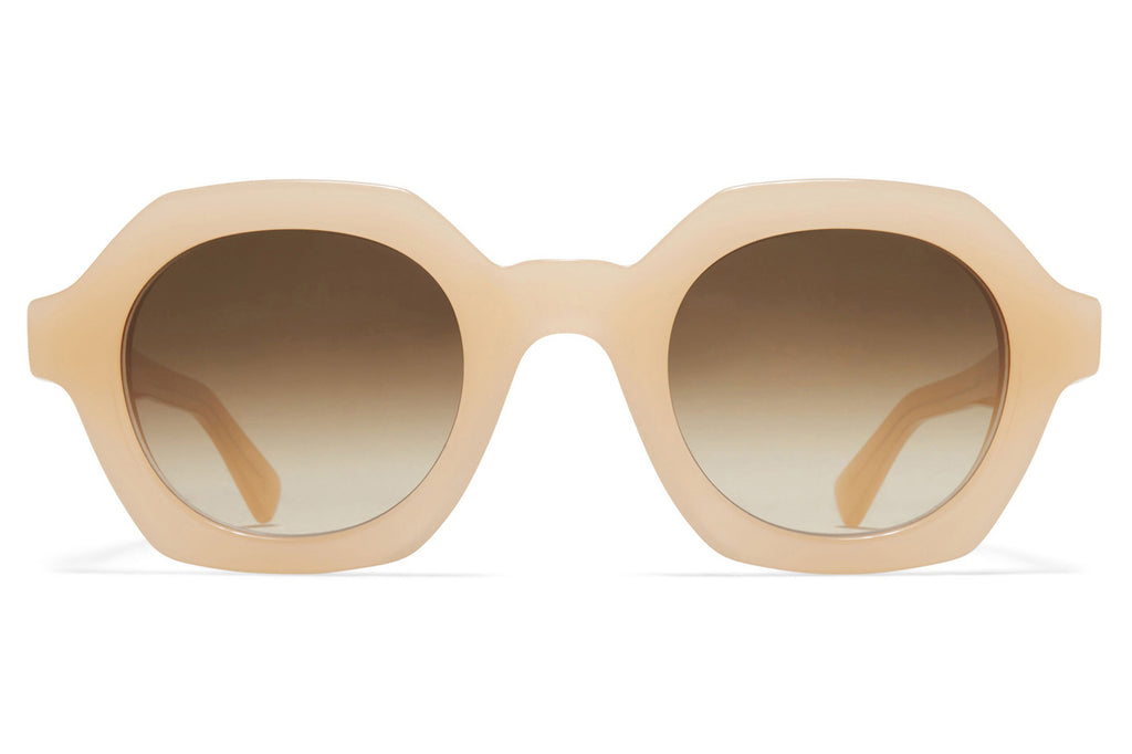 MYKITA® - Teshi Sunglasses Blonde with Raw Brown Gradient Lenses
