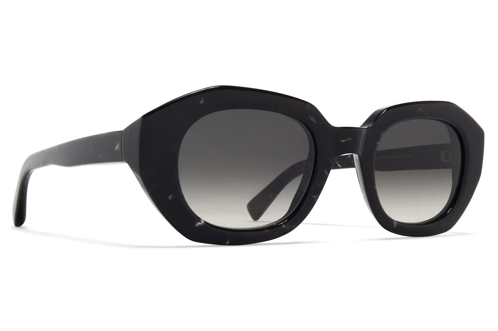 MYKITA® - Satin Sunglasses Black Havana with Raw Black Gradient Lenses