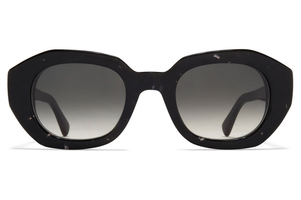 MYKITA® - Satin Sunglasses Black Havana with Raw Black Gradient Lenses