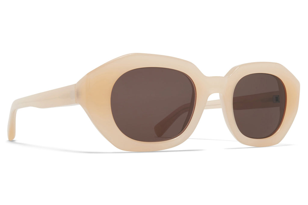 MYKITA® - Satin Sunglasses Blonde with Brown Solid Lenses