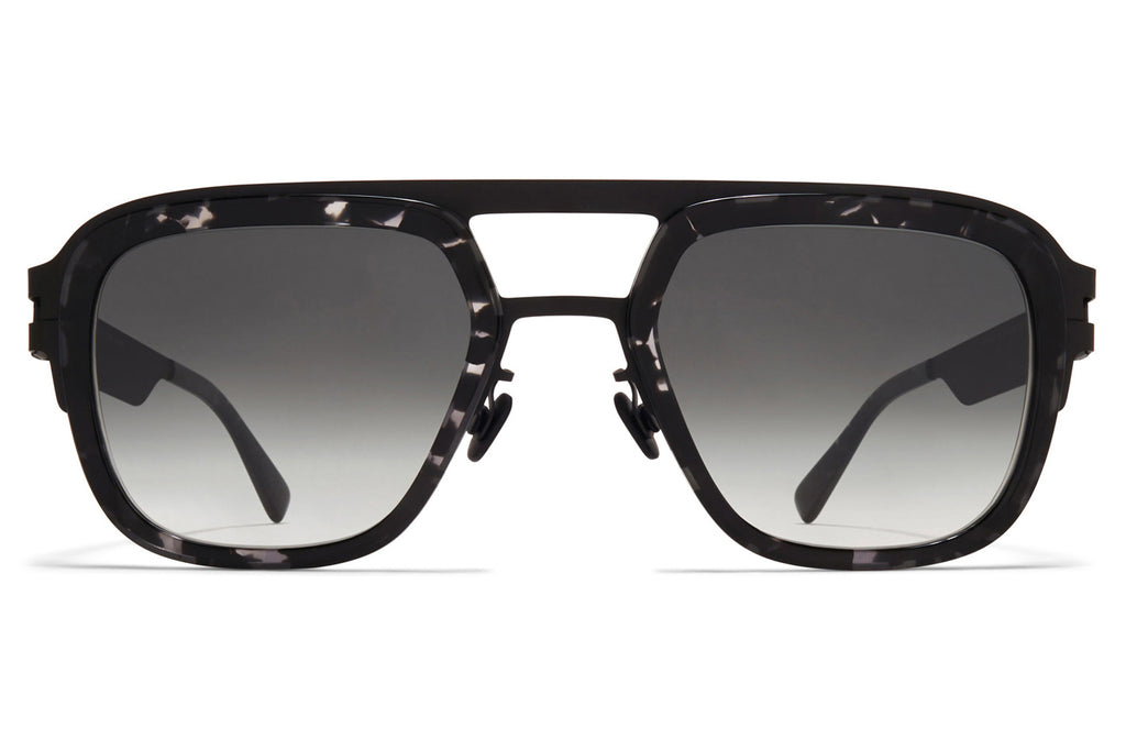 MYKITA® - Knox Sunglasses Black/Black Havana with Raw Black Gradient Lenses