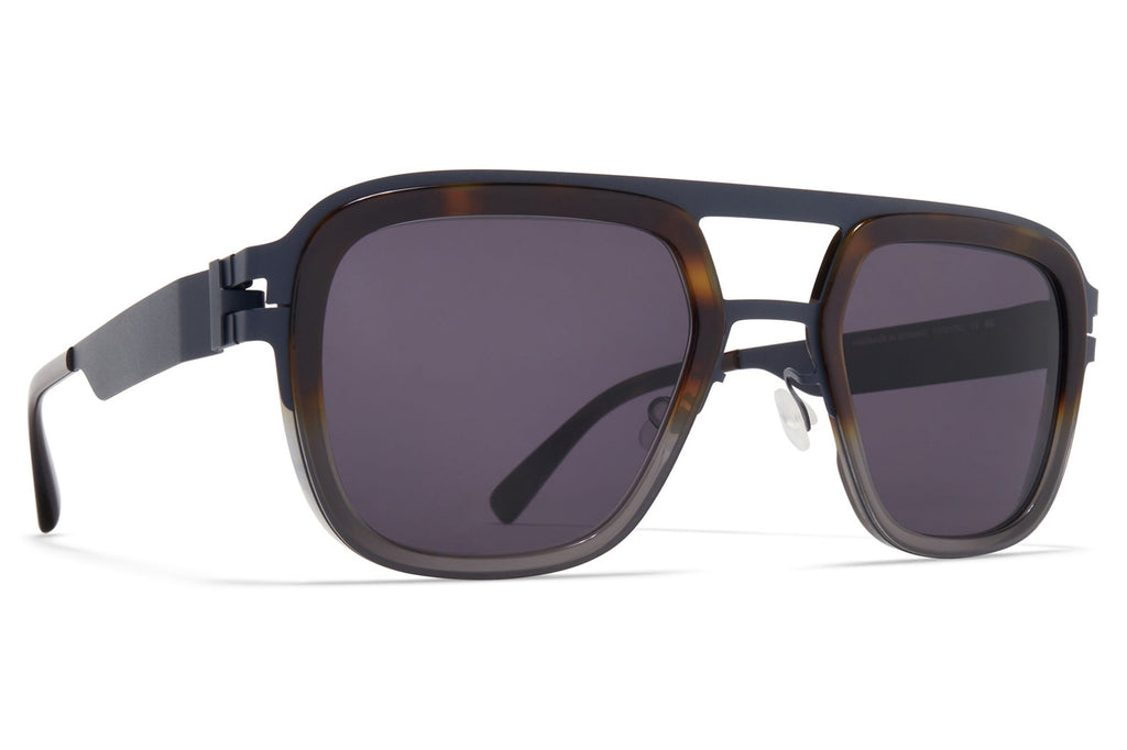 MYKITA® - Knox Sunglasses Indigo/Santiago Gradient with Cool Grey Solid Lenses
