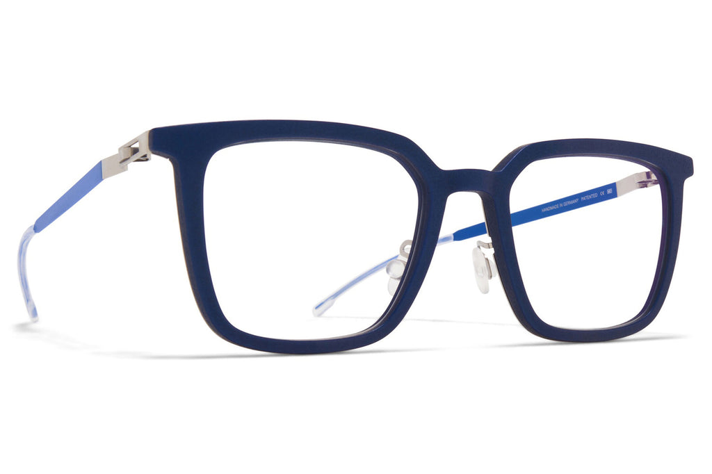 MYKITA® - Kolding Eyeglasses MHL3 - Navy/Shiny Silver/Yale Blue