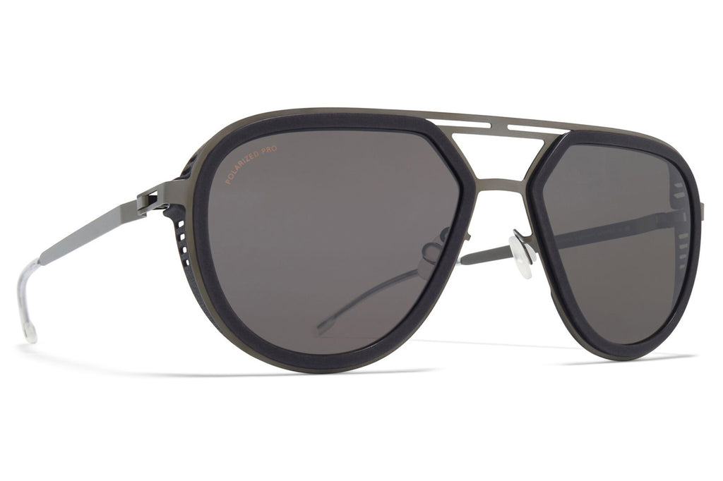 MYKITA - Cypress Sunglasses MH60 - Slate Grey/Shiny Graphite with Polarized Pro Hi-Con Grey Lenses