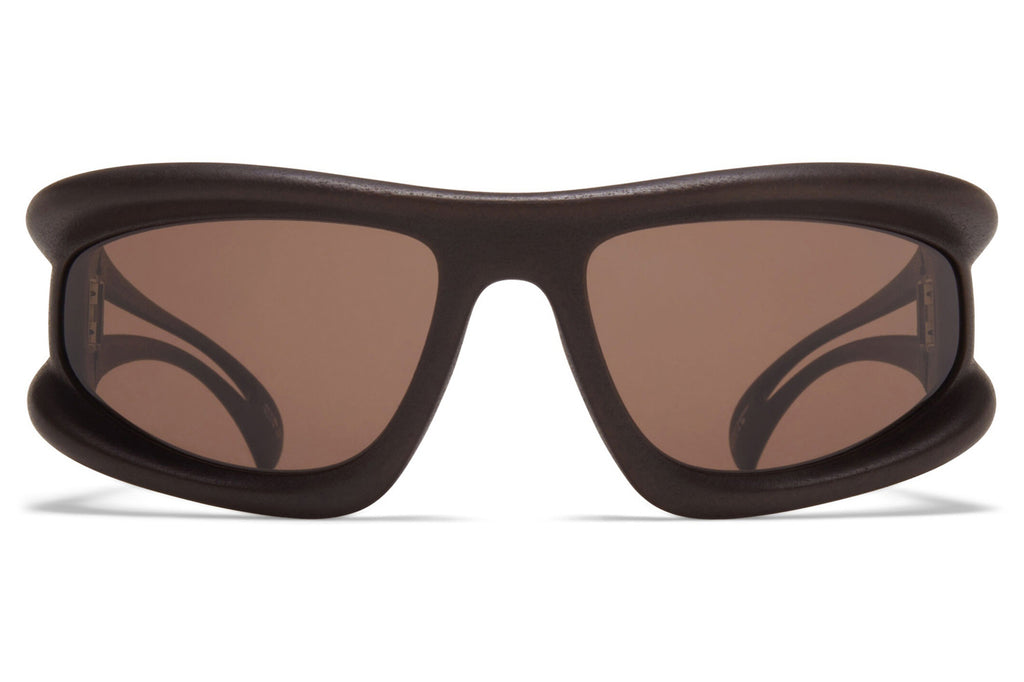 MYKITA - Marfa Sunglasses MD22 - Ebony Brown with Cedar Brown Lenses