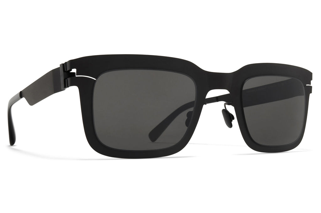MYKITA - Norfolk Sunglasses Black with Dark Grey Solid Lenses