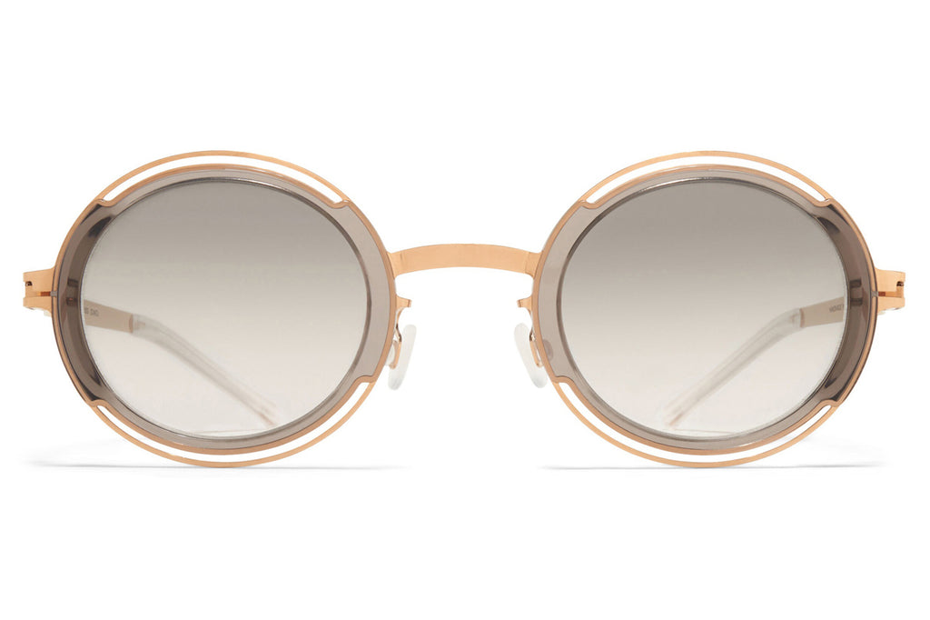 MYKITA® - Pearl Sunglasses Champagne Gold/Clear Ash with Original Grey Gradient Lenses