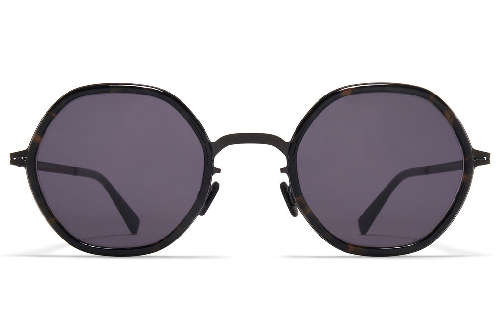 MYKITA® - Alya Sunglasses Black/Antigua with Cool Grey Solid Lenses 