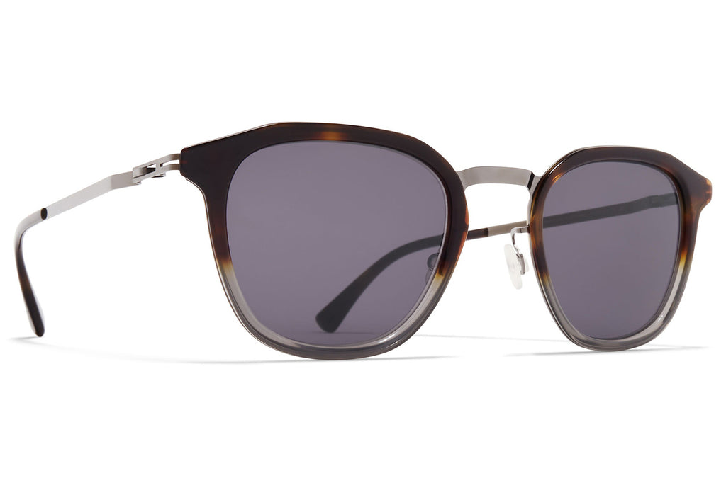 MYKITA® - Pavi Sunglasses Shiny Graphite/Santiago Gradient with Cool Grey Solid Lenses
