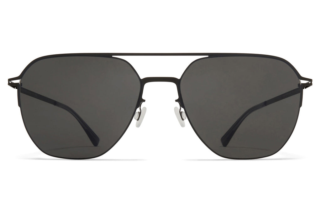 MYKITA - Amos Sunglasses Black with Dark Grey Solid Lenses