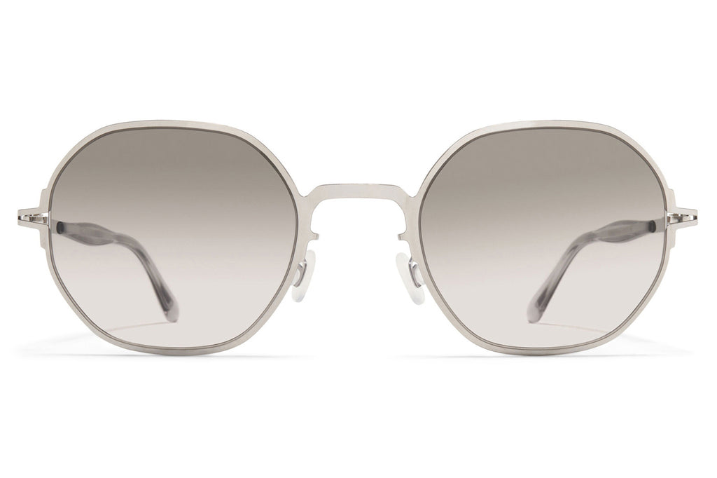 MYKITA - Santana Sunglasses Shiny Silver with Grey Gradient Lenses