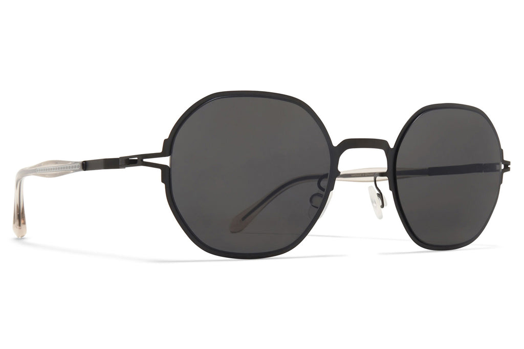 MYKITA - Santana Sunglasses Black with Dark Grey Solid Lenses