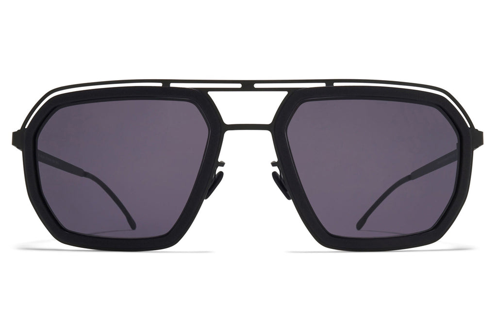 MYKITA - Mojave Sunglasses MH6 - Pitch Black/Black with Cool Grey Solid Lenses