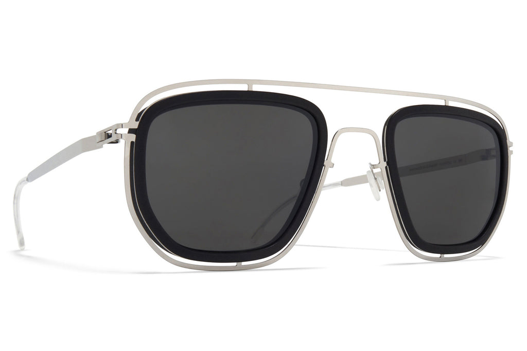MYKITA - Ferlo Sunglasses MH22 - Pitch Black/Shiny Silver Lenses