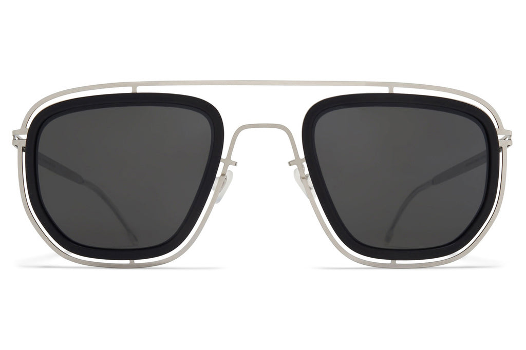 MYKITA - Ferlo Sunglasses MH22 - Pitch Black/Shiny Silver Lenses