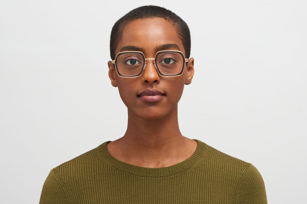 MYKITA® - Delfina Eyeglasses Champagne Gold/Clear Ash