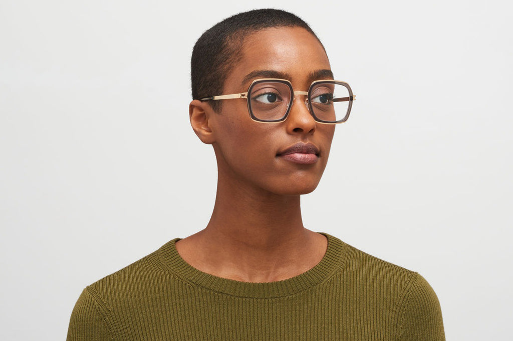 MYKITA® - Delfina Eyeglasses Champagne Gold/Clear Ash
