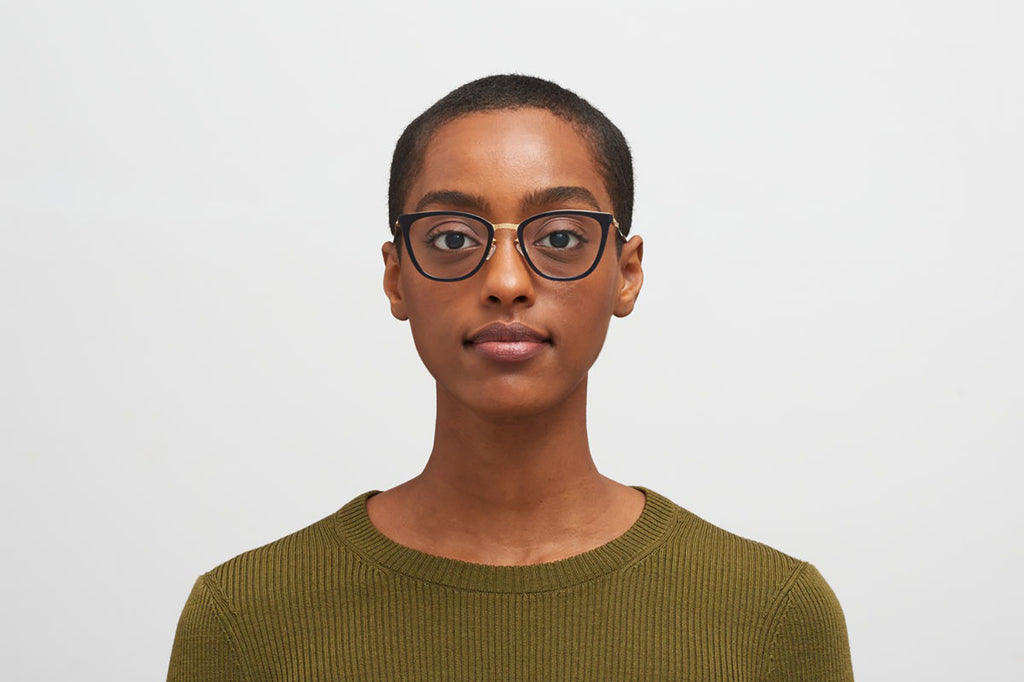 MYKITA® - Jada Eyeglasses Glossy Gold/Milky Indigo