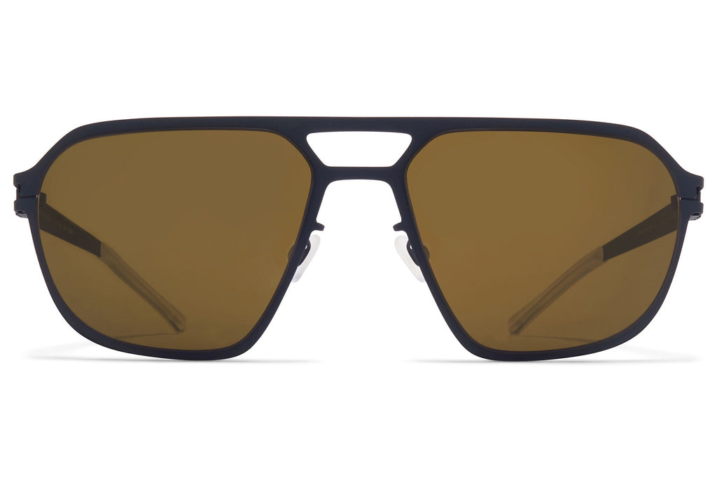 MYKITA - Sinclair Sunglasses Indigo with Raw Brown Solid Lenses