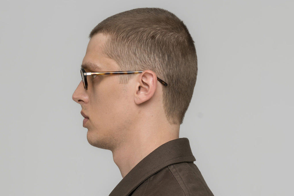 MYKITA | 032C - Toto Sunglasses Golden Havana with Jelly Yellow Solid Lenses