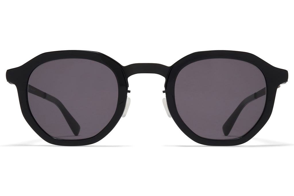 MYKITA® - Sawyer Sunglasses Black/Black with Cool Grey Solid Lenses