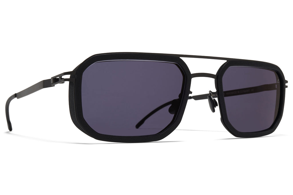 MYKITA | Leica - ML16 Sunglasses MH6 - Pitch Black/Black with Leica Grey 85 Solid Lenses