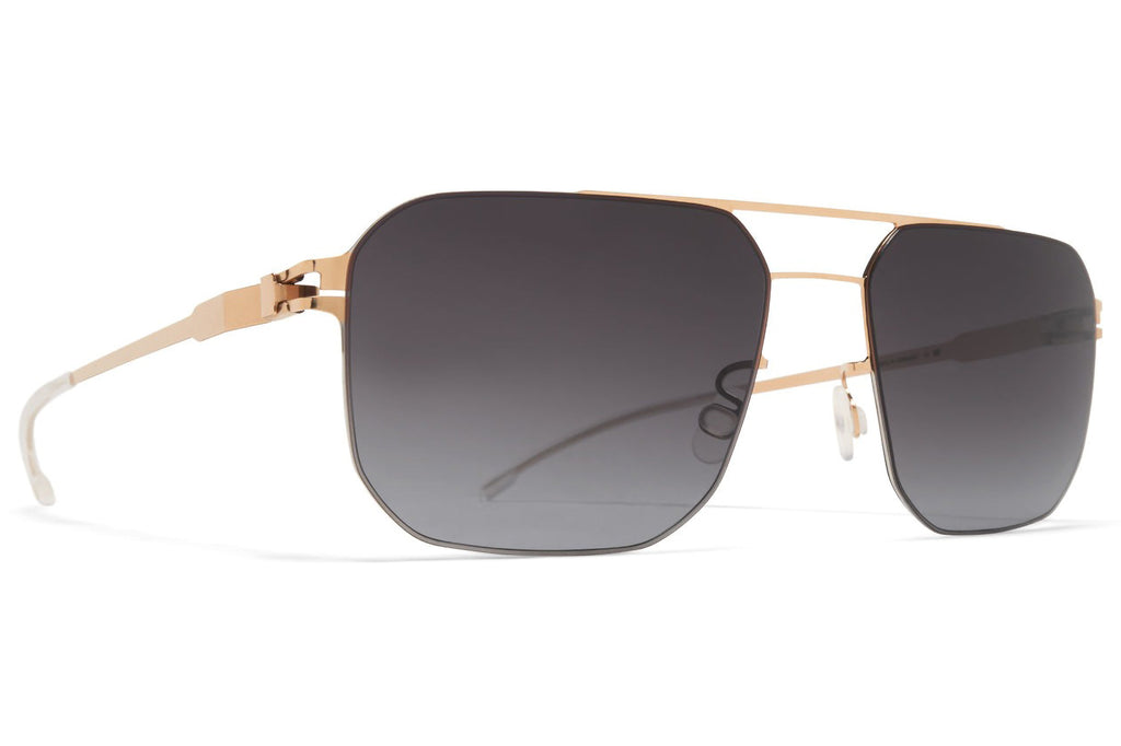 MYKITA® / LESSRIM - Rhys Sunglasses Silver/Champagne Gold with Dusk Gradient Lenses