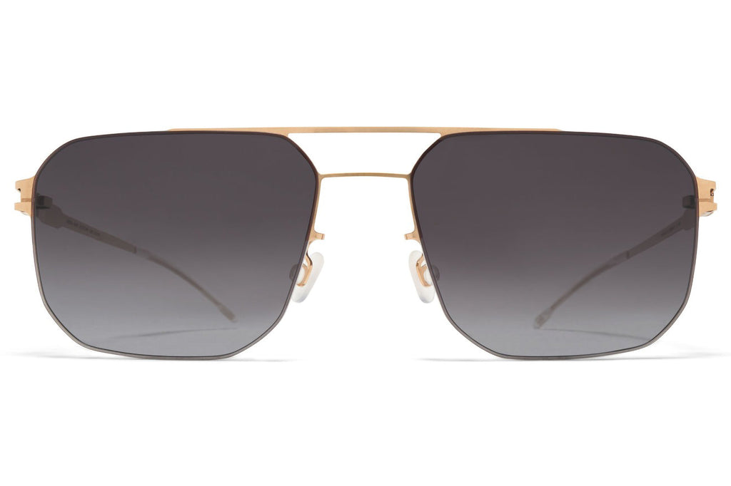 MYKITA® / LESSRIM - Rhys Sunglasses Silver/Champagne Gold with Dusk Gradient Lenses