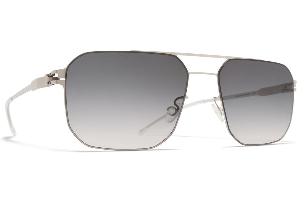 MYKITA® / LESSRIM - Rhys Sunglasses Cashmere Silver/Shiny Silver with Grey Gradient Lenses
