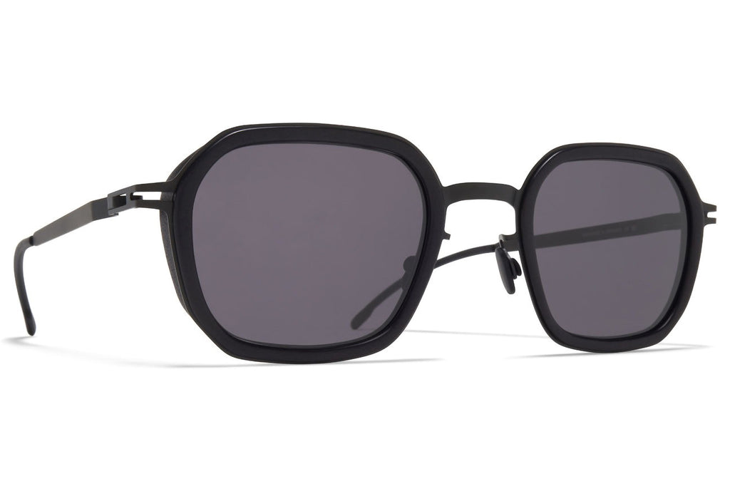 MYKITA - Beam Sunglasses MH6 - Pitch Black/Black with Cool Grey Solid Lenses