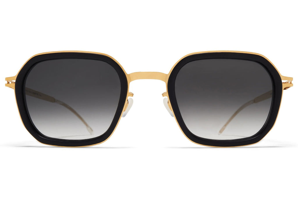 MYKITA - Beam Sunglasses MH7 - Pitch Black/Glossy Gold with Raw Black Gradient Lenses